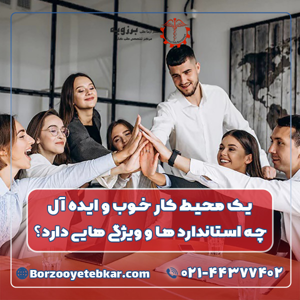 یک محیط کار خوب و ایده آل چه استاندارد ها و ویژگی هایی دارد؟