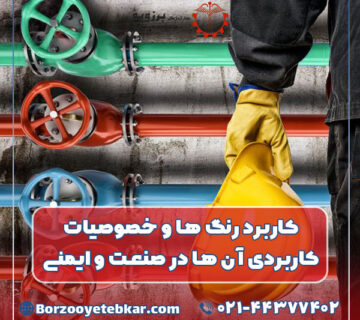 کاربرد رنگ ها و خصوصیات کاربردی آن ها در صنعت و ایمنی